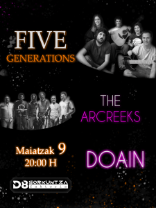 [09/05] FIVE GENERATIONS + THE ARCREEKS